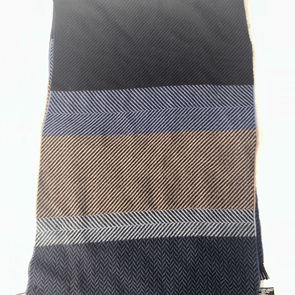 Rodd & Gunn Black and Blue Woven Scarf